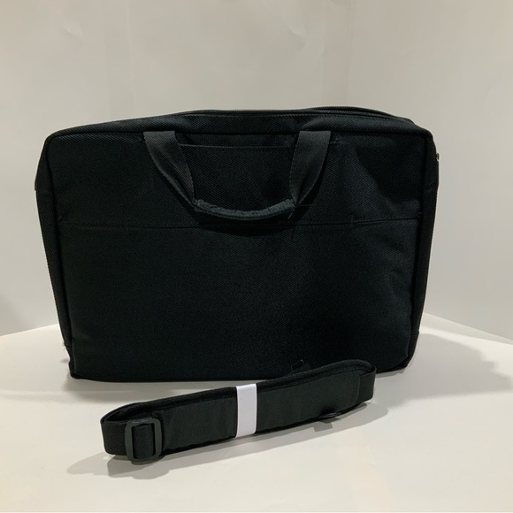 Mens Gray Solo Padded Laptop Computer Carrying Case Tote - Picture 2 of 9